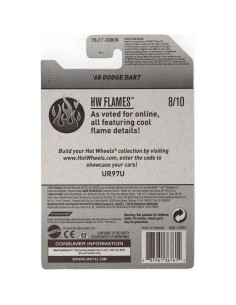 Hot Wheels Dodge Dart 68 Zamac Escala 1:64 Metal 2