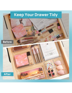 Juego de Organizadores de Cajones Vtopmart 44 Piezas 2