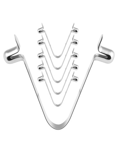 Clips en V Acero Inoxidable Aquatix Pro - Paquete de 6