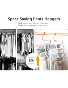 Perchas Kalimdor 2 Pack Ahorra Espacio Antideslizante 2