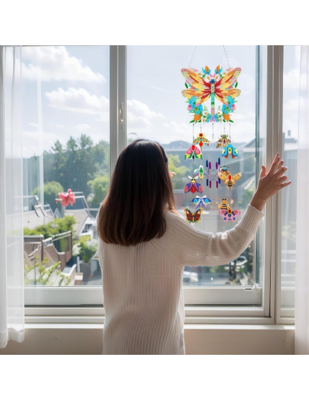 Kit de Pintura de Diamante DIY Colibrí y Mariposa YAHAOLHGD Kit de Pintura de Diamante DIY Colibrí y Mariposa YAHAOLHGD