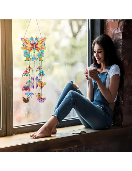 Kit de Pintura de Diamante DIY Colibrí y Mariposa YAHAOLHGD Kit de Pintura de Diamante DIY Colibrí y Mariposa YAHAOLHGD