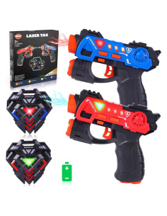 Conjunto de Laser Tag VATOS 2 Jugadores Infrarrojo 419g