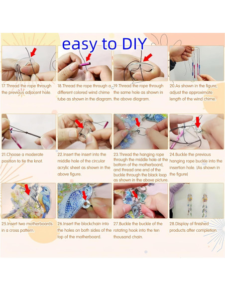 Kit de Pintura de Diamante DIY Colibrí y Mariposa YAHAOLHGD Kit de Pintura de Diamante DIY Colibrí y Mariposa YAHAOLHGD