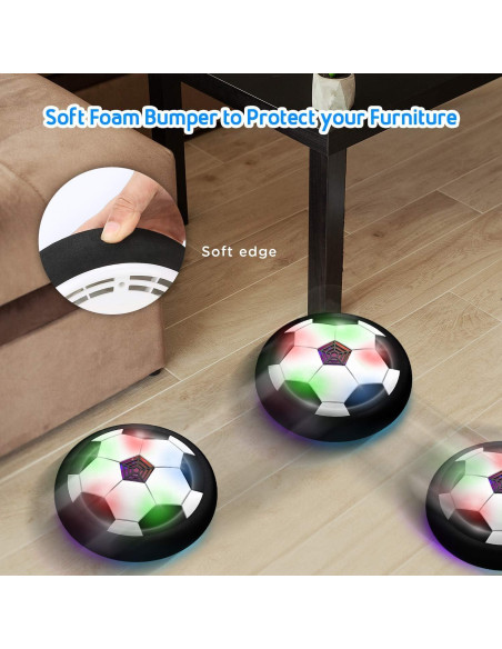 Pelota de Fútbol Flotante LED Toyk - Juguete Interactivo