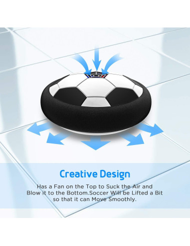 Pelota de Fútbol Flotante LED Toyk - Juguete Interactivo