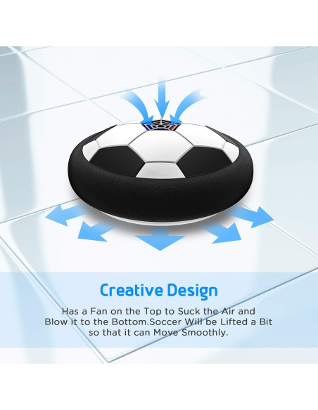 Pelota de Fútbol Flotante LED Toyk - Juguete Interactivo