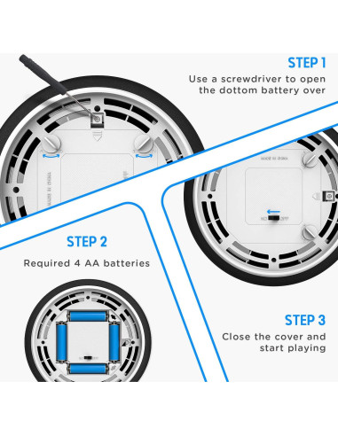 Pelota de Fútbol Flotante LED Toyk - Juguete Interactivo