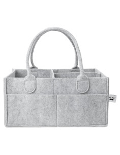 Organizador de Pañales Mr. Pen Gris Portátil 31.75x25.4x16 cm