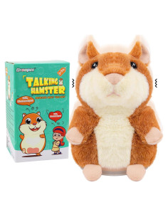 Hamster Hablante Qrooper Interactivo 10x8x15cm para Niños