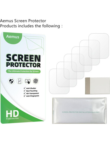 Protector de Pantalla TPU Aemus para Reloj IDW17 2.01" (6 Pzas)