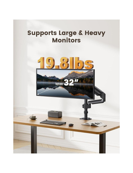 Soporte de Monitor ErGear EGSS16B-US para 13-32" Negro