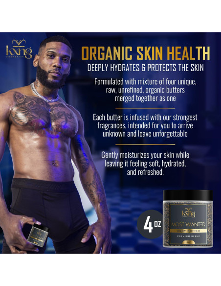 Manteca Corporal Orgánica KXNG 226g - Karité, Coco, Cacao