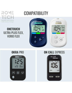 Batería CR2032 Rome Tech para medidor de glucosa 3V 2