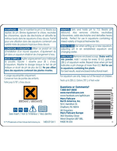 API PROPER pH 7.0 Estabilizador de pH para Acuarios 250 ml