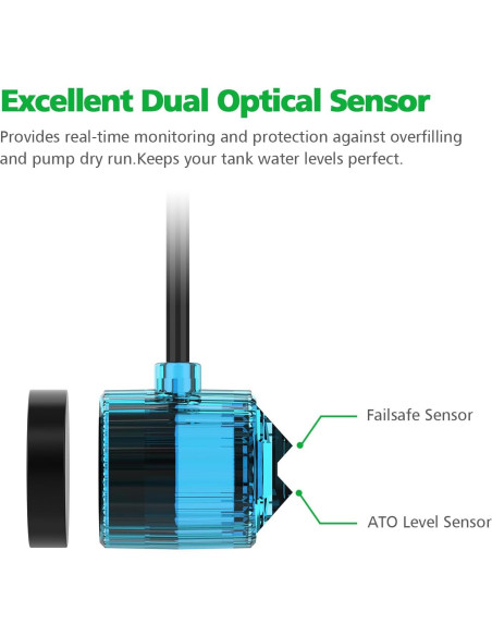 Auto Top Off Acuario Useek AT-200 Azul Compacto