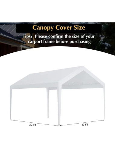 Cubierta de Reemplazo Vanteriam 3,05x6,10m Impermeable UV