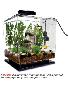 Calentador Submersible PULACO 25W para Acuario 22.7L 2