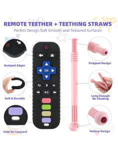 Juguetes de Dentición para Bebés Yinghezu - 6 Piezas Multicolor 2