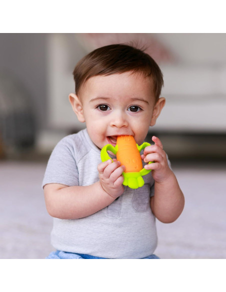 Mordedor de Silicona Infantino Zanahoria 0+ Meses BPA Free Mordedor de Silicona Infantino Zanahoria 0+ Meses BPA Free