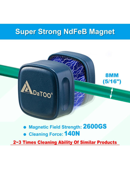 Limpiador Magnético Mini Acuario DaToo 8MM - Eficaz y Duradero Limpiador Magnético Mini Acuario DaToo 8MM - Eficaz y Duradero