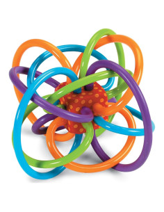 Sonajero y Mordedor Winkel Manhattan Toy, 12.7x10.2x8.9 cm