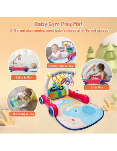 Alfombra de Juego Multifuncional Cuterabit con Piano y Andador 2