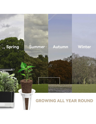 Kit Hidropónico inbloom 12 Válvulas + 350 Semillas Orgánicas