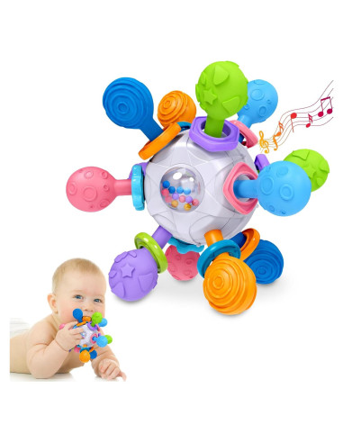 Juguete de Dentición Montessori Tonberless para Bebés 0-12 Meses