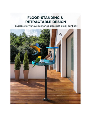 Comedero Inteligente EAST OAK para Aves 2-en-1 con Cámara 2K