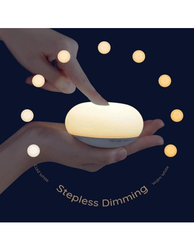 Luz Nocturna EASZZZ para Bebés, Silicona BPA Free, 1W