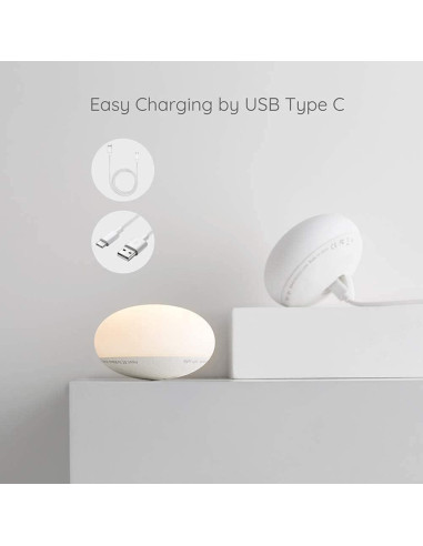 Luz Nocturna EASZZZ para Bebés, Silicona BPA Free, 1W