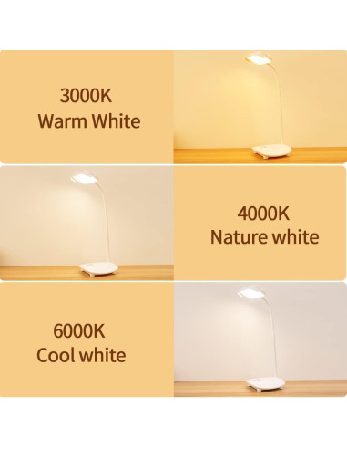 Lámpara de Mesa Inalámbrica MAYTHANK TAID-1109 LED 40 Luz Regulable