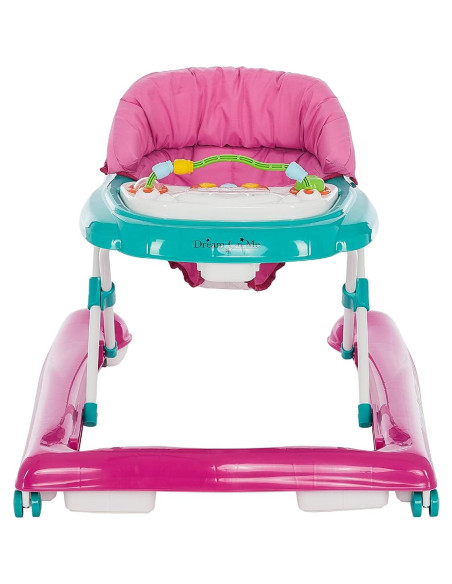 Andador 2-en-1 Dream On Me Ava Teal Pink Ajustable
