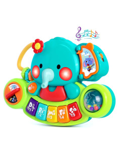 Juguete de Piano Elefante WITALENT para Bebés 6-12 Meses