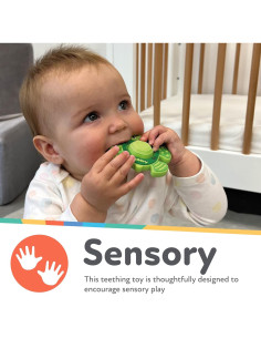 Juguete de Dentición Nuby Tortuga Teethe N' Pop 3+ Meses 2