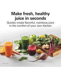 Extractor de Jugo Hamilton Beach HealthSmart 400W Compacto 2