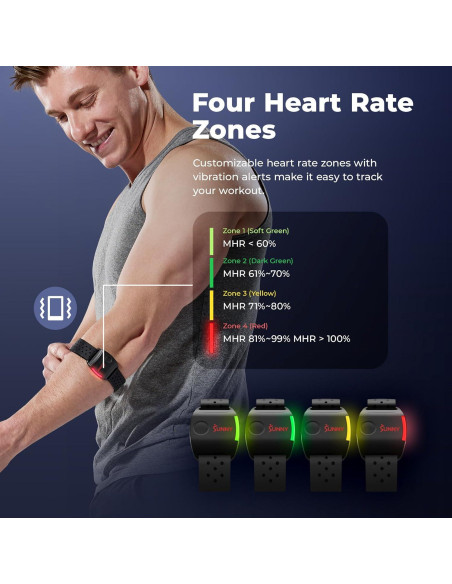 Monitor de Frecuencia Cardíaca Sunny Health HR200 Bluetooth