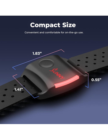 Monitor de Frecuencia Cardíaca Sunny Health HR200 Bluetooth