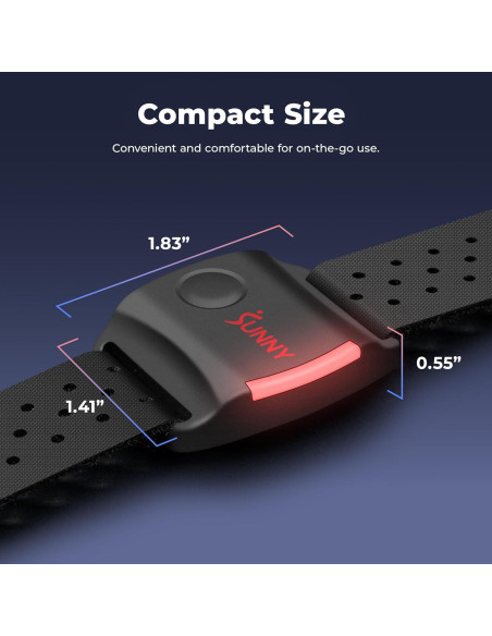 Monitor de Frecuencia Cardíaca Sunny Health HR200 Bluetooth