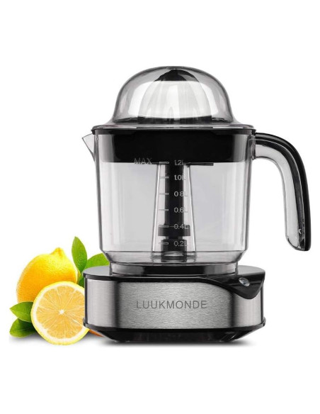 Exprimidor Eléctrico de Cítricos LUUKMONDE 1.2L Negro