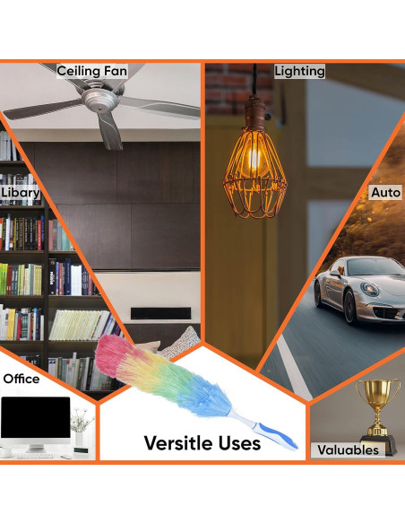 Plumero de Mano Superio Microfibra Reutilizable 54.6cm