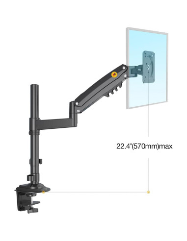 Soporte de Escritorio para Monitor NB H100 Ajustable 2-9kg