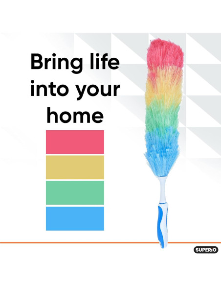 Plumero de Mano Superio Microfibra Reutilizable 54.6cm