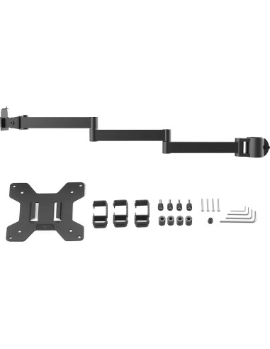 Soporte de Monitor WALI 001ARMXL Ajustable hasta 27" Negro