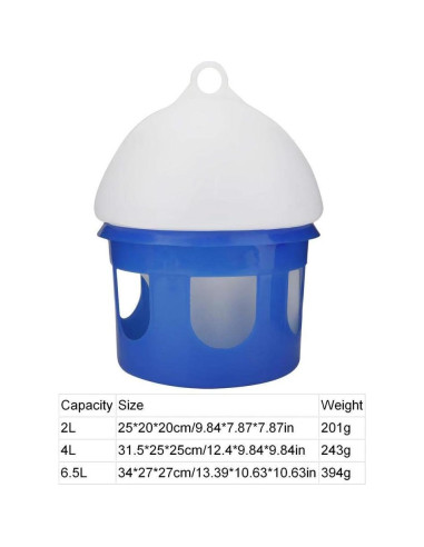 Dispensador de Agua Automático Fdit para Palomas 2L