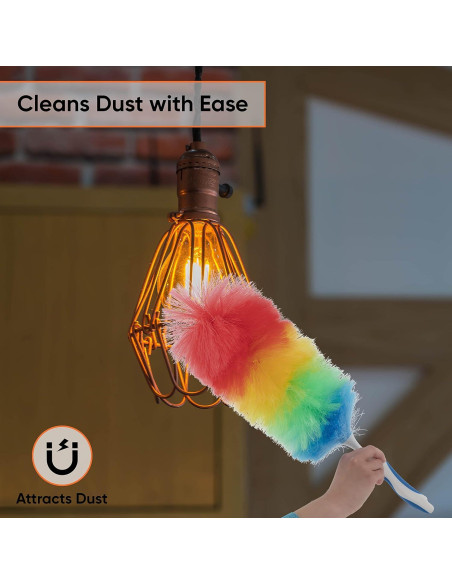 Plumero de Mano Superio Microfibra Reutilizable 54.6cm