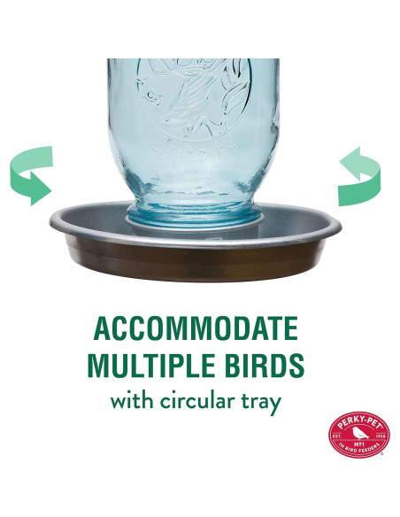 Dispensador de Agua para Aves Silvestres Perky-Pet 783 Azul