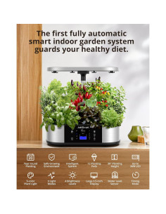 Cultivo Hidropónico JustSmart 12 Pods WiFi Luz LED 30W 2