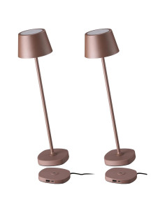 Lámpara de Mesa Inalámbrica TORCHSTAR 4000mAh Marrón